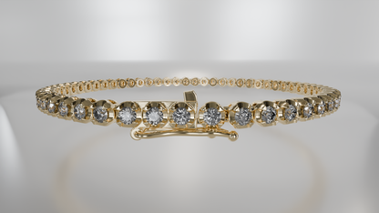 Celestial Spark: Diamond Tennis Bracelet