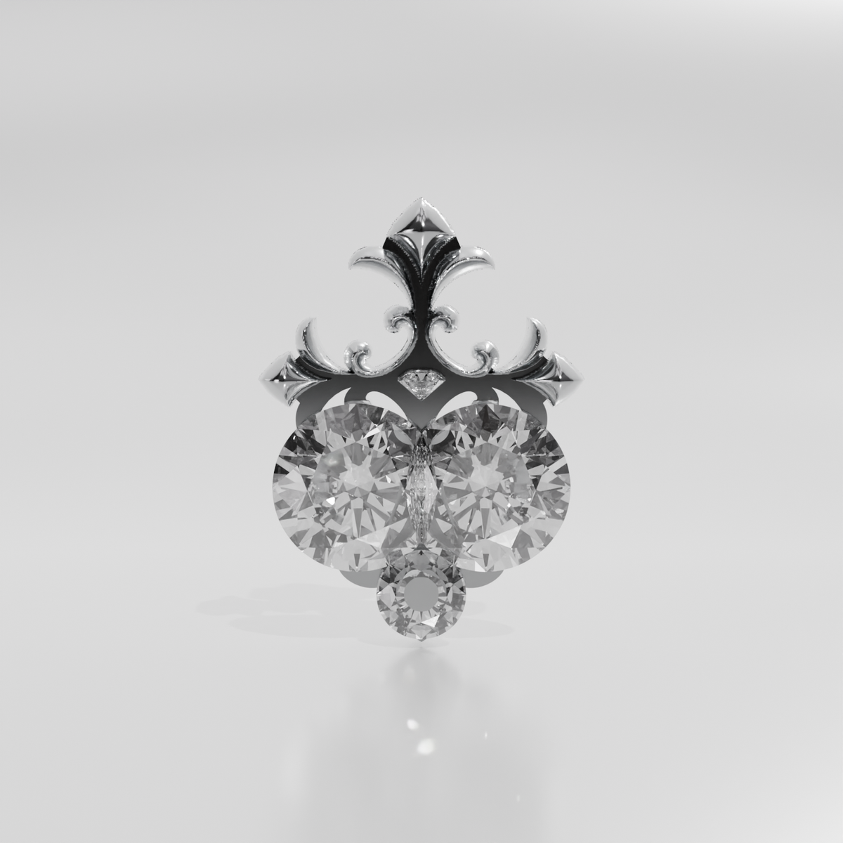 new orleans cross, white front