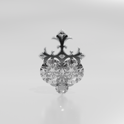 new orleans cross, white front
