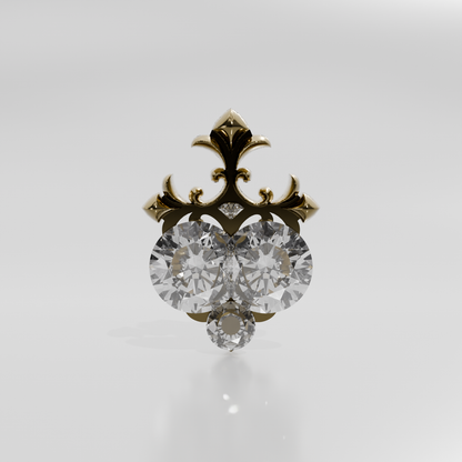new orleans cross, yellow front
