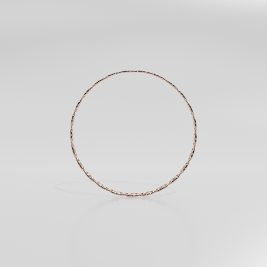 gold braclet 01, rose front