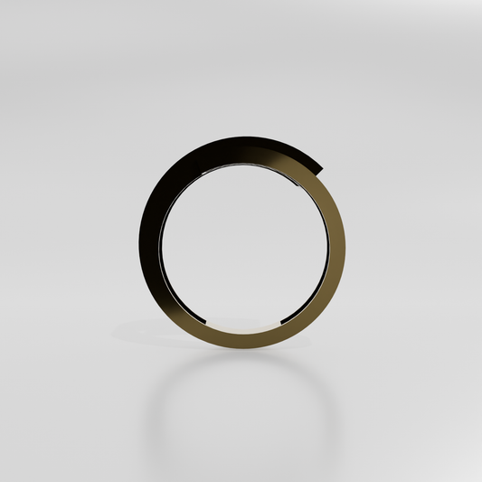 14K Gold Flat-Top Band - Yellow Gold - Hero