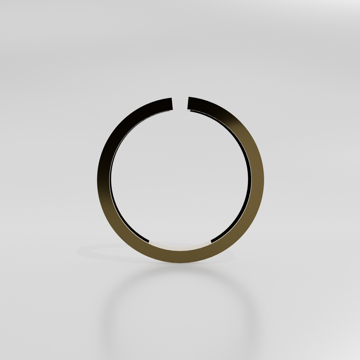 14K Gold Open Band Ring - Yellow Gold - Hero