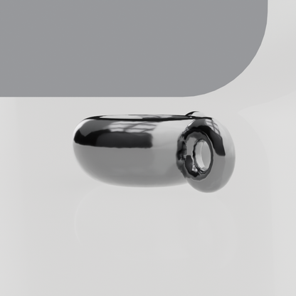 14K Gold Band - No. 80 - White Gold - Side