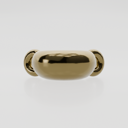 14K Gold Band - No. 80 - Yellow Gold - Hero