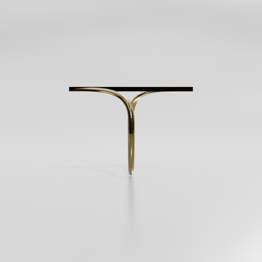 Gold Pendant, yellow front