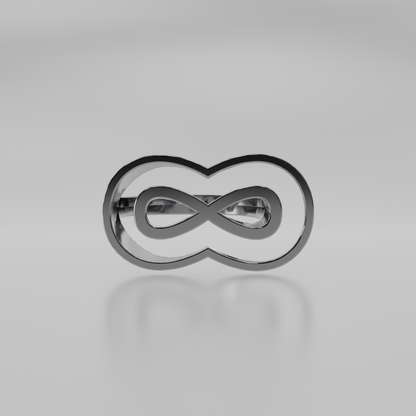 Infinity Band Ring - White - Hero