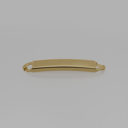 14K Gold Band Ring Design 04 - Yellow Gold - Front