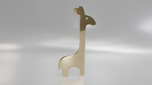 Giraffe Silhouette Pendant