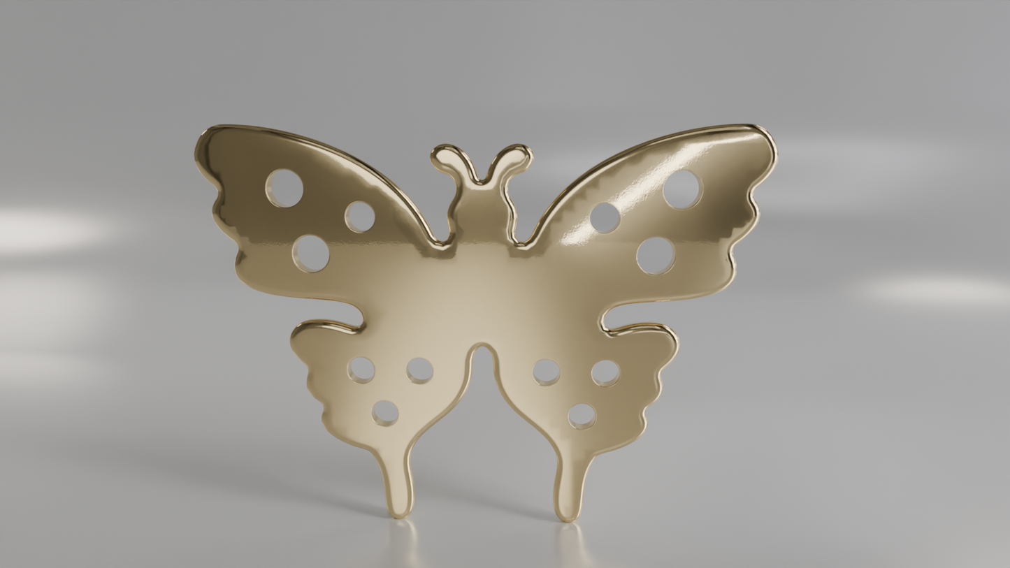 Minimalist Butterfly Pendant