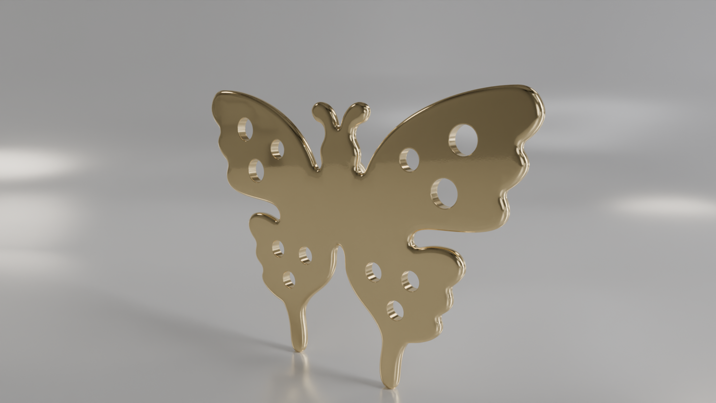 Minimalist Butterfly Pendant