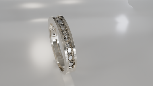 Channel Set Diamond Eternity Band