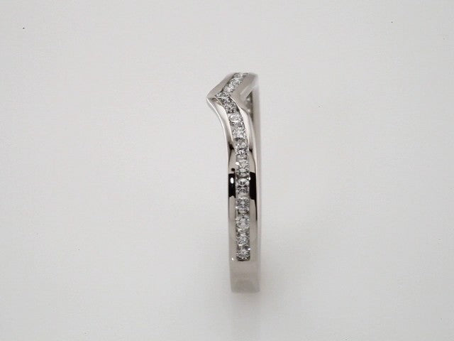1/4 CTW Natural Diamond Contour Band, 3 mm