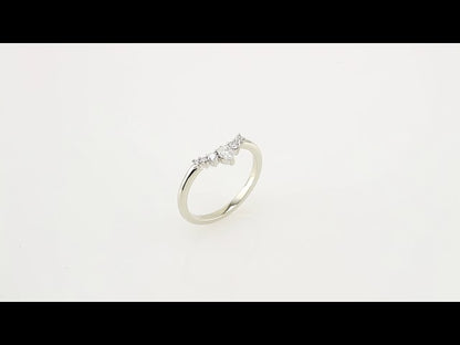 1/4 CTW Natural Diamond Contour Band, 7 x 7 mm