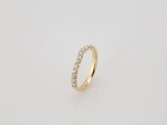 1/5 CTW Natural Diamond Contour Band, 19.39 mm