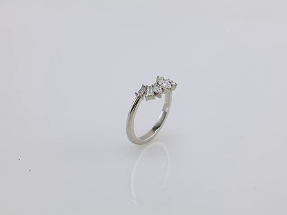 1/2 CTW Natural Diamond Contour Band, 5.7 mm