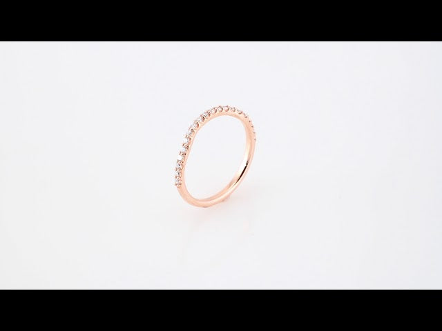1/4 CTW Natural Diamond Band, 1.9 mm, Three-Stone Engagement