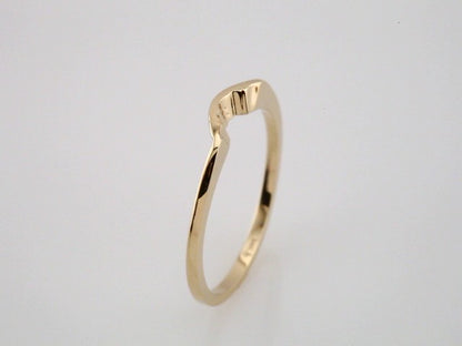 18K Yellow Gold Matching Band for 6x4 mm Oval