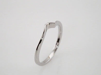 14K White Gold Band, 1.3 mm