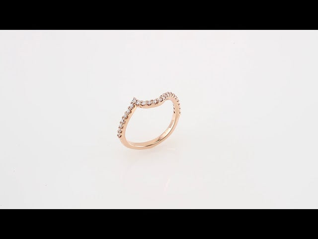 1/5 CTW Natural Diamond Matching Band, 6.7 x 6.7 mm