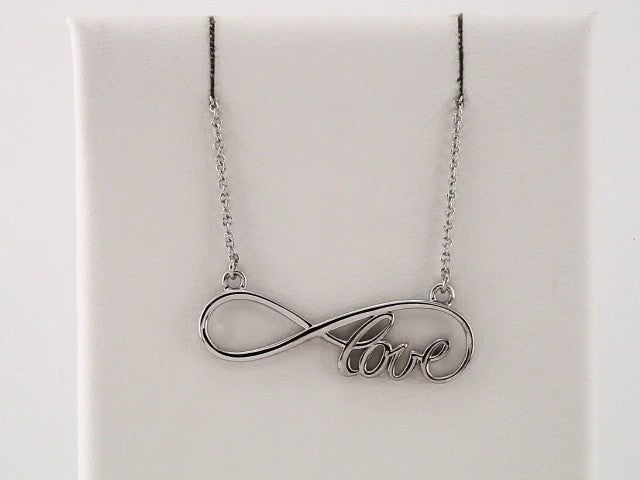 27.5x8. Infinity-Inspired Love 17" Necklace