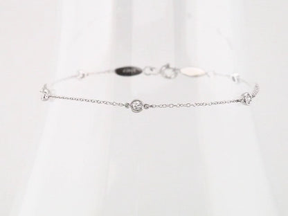 1/3 CTW Lab-Grown Diamond Bezel-Set Station 7" Bracelet