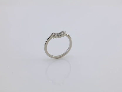 1/6 CTW Natural Diamond Contour Band, 6.84 mm
