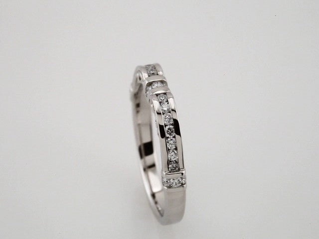 14K White Gold 1/3 CTW Natural Diamond Matching Band, 20.48 mm