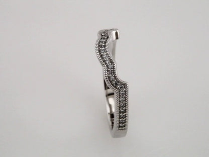 14K White Gold 1/8 CTW Natural Diamond Band, 20.84 mm