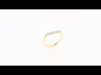 1/5 CTW Natural Diamond Contour Band, 3.15 mm