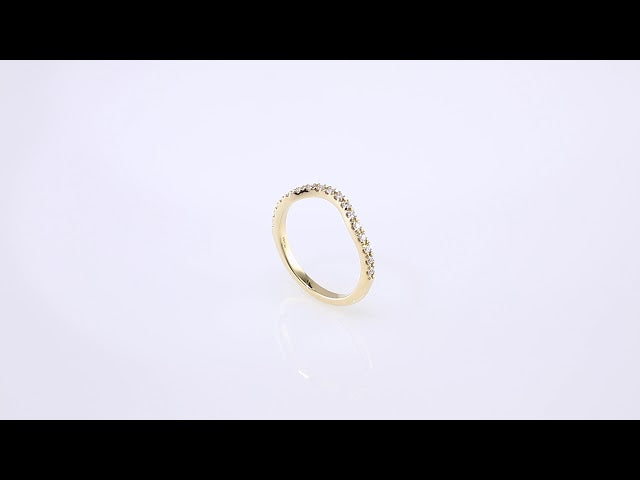 1/5 CTW Natural Diamond French-Set Matching Band, 4.15 mm