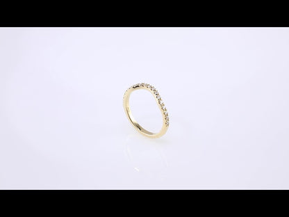 1/5 CTW Natural Diamond French-Set Matching Band, 4.15 mm
