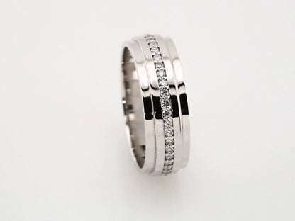 3/8 CTW Natural Diamond Eternity Band, 7 mm