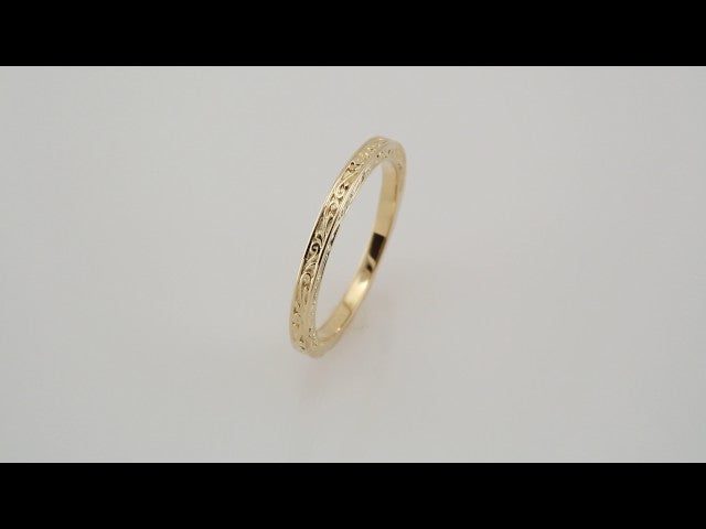 Matching Band, 2 mm, Halo-Style Sculptural Engagement