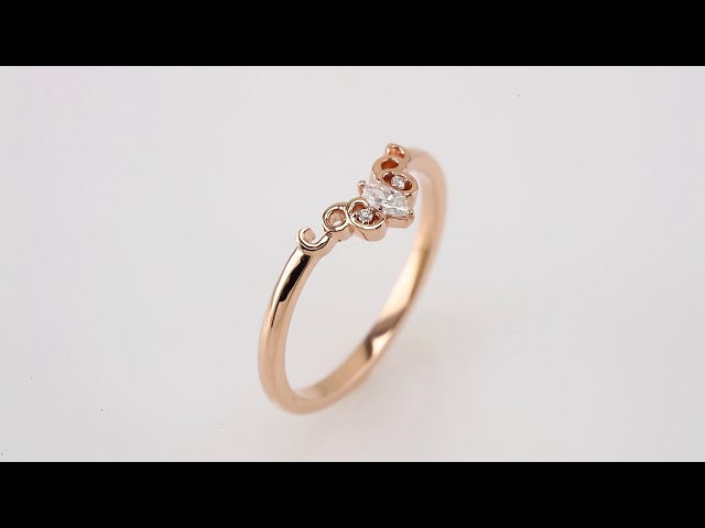 .07 CTW Natural Diamond Sculptural Contour Band