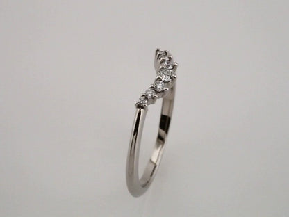 1/5 CTW Natural Diamond Contour Band, 3.2 mm