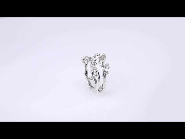 3/4 CTW Natural Diamond Ring Guard