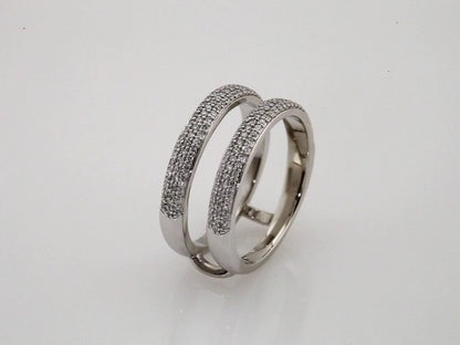 1/2 CTW Natural Diamond Ring Guard, Pavé-Style
