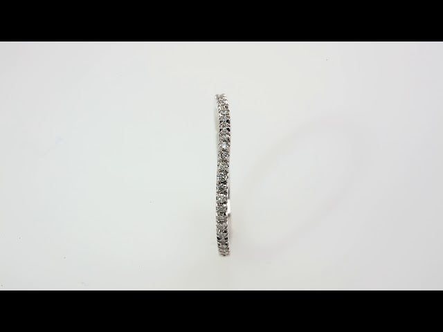 1/5 CTW Natural Diamond French-Set Matching Band, 3.8 mm