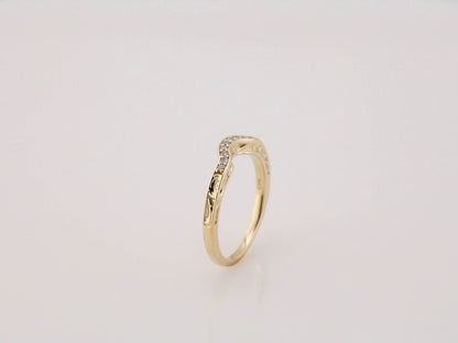 .08 CTW Natural Diamond Vintage-Inspired Band, 2.25 mm