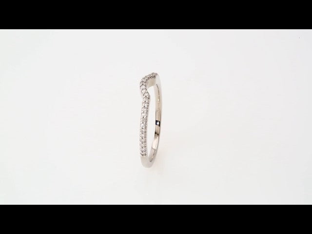 1/8 CTW Natural Diamond Contour Band, 1.5 mm