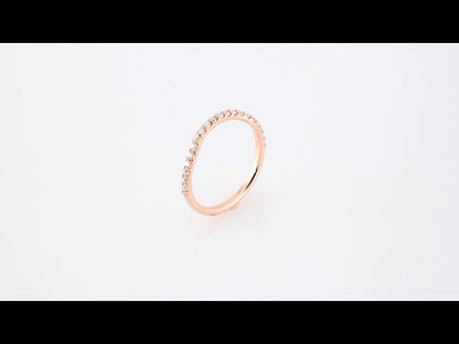 1/4 CTW Natural Diamond Band, 1.9 mm, Three-Stone Engagement