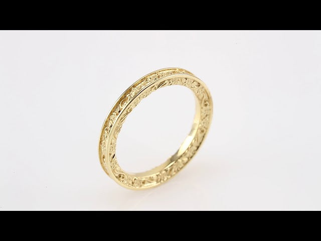 Floral Flat Band, 2.5 mm