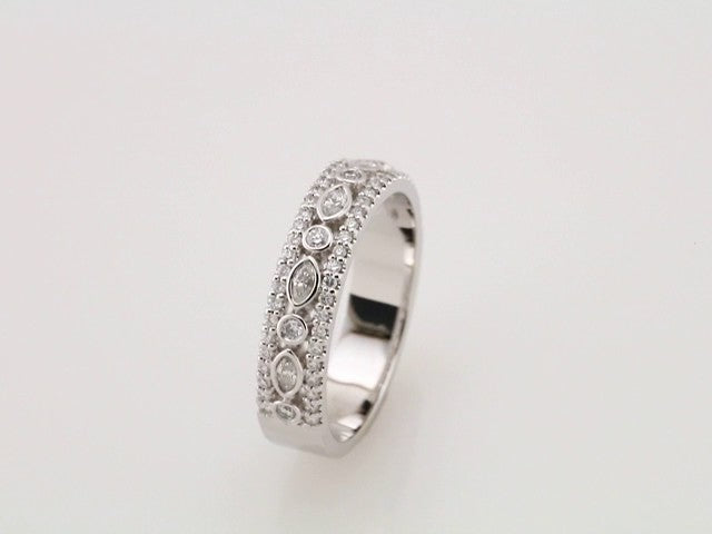 3/8 CTW Natural Diamond Anniversary Band, 4.8 mm