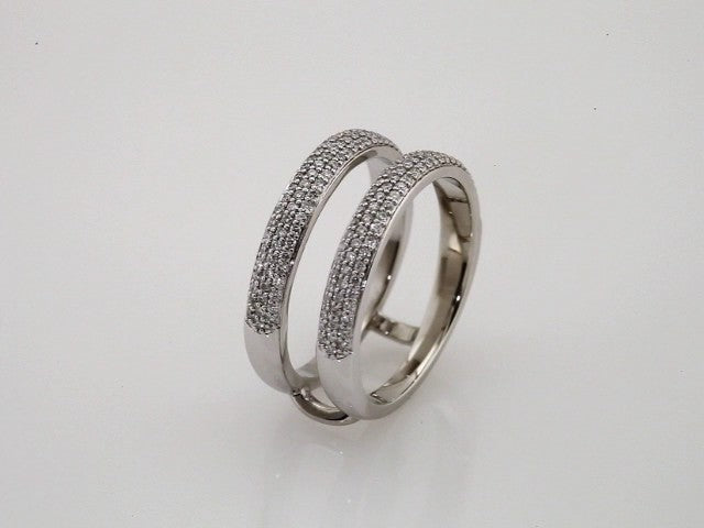 1/2 CTW Natural Diamond Ring Guard, Pavé-Style