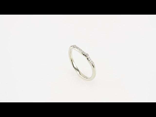 .08 CTW Natural Diamond Band, 2 mm, Accented Engagement