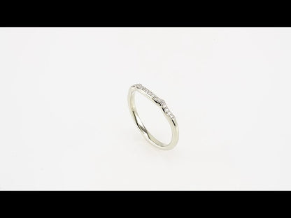 .08 CTW Natural Diamond Band, 2 mm, Accented Engagement