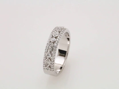 3/8 CTW Natural Diamond Anniversary Band, 4.8 mm