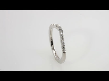 1/4 CTW Natural Diamond French-Set Matching Band, 1.8 mm