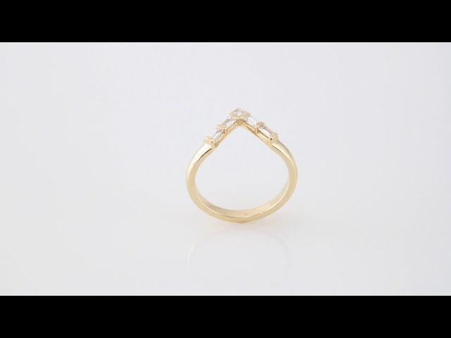 1/3 CTW Natural Diamond Contour Band, 3.5 mm